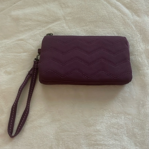 Women’s purple wallet - Picture 1 of 11